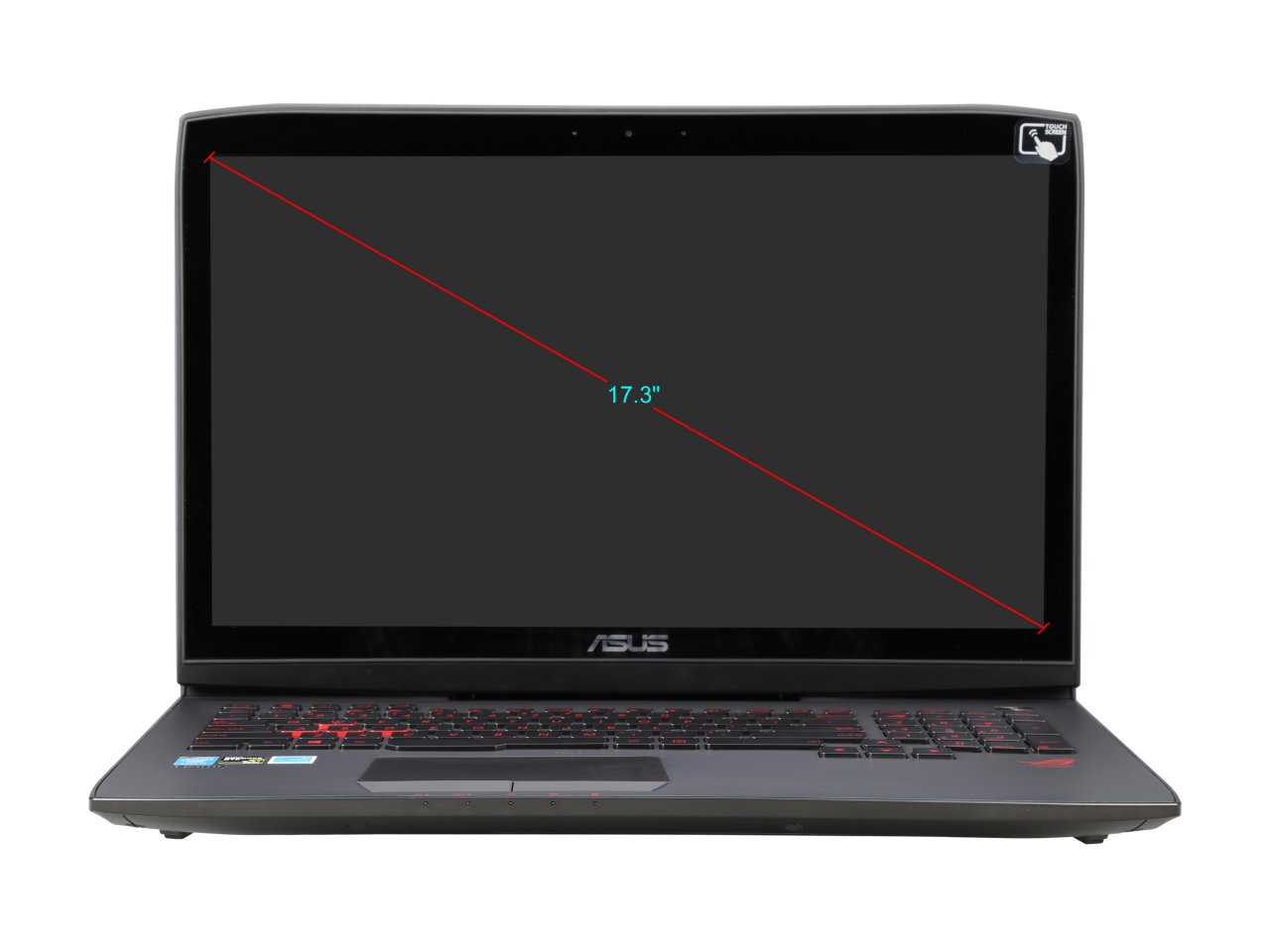 Laptop Asus ROG G751JM-BHI7T25  i7-4710HQ/8GB/1TB/VGA GTX 860 2GB/17.3
