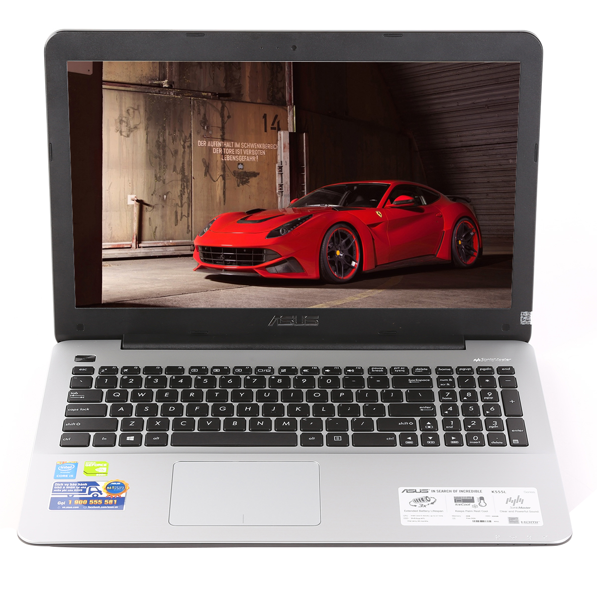 Laptop K555LD-XX634D Core  i5-5200U/2.2Ghz/4GB/500GB/VGA GT820M/15.6